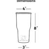 John1911 30oz Tumbler Size.