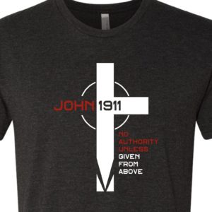 John1911 Cross - No Authority Unless Given From Above.